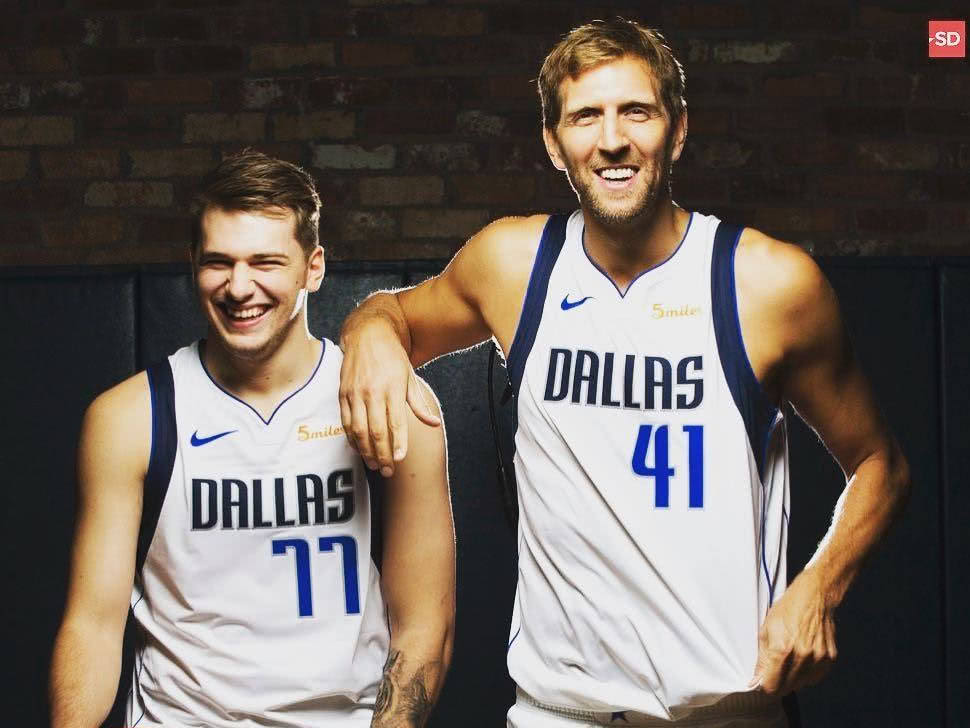  东契奇三双数追平魔术师约翰逊  